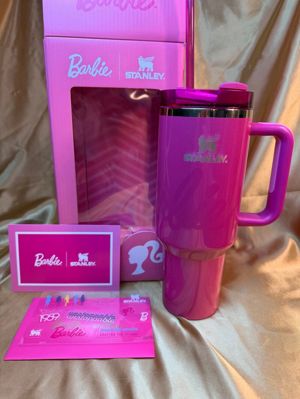 Stanley x Barbie Pink 40oz Quencher Limited Edition New in Box